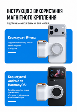 Магнитный держатель для съемки на смартфон с пультом Magnetic Premium Edition