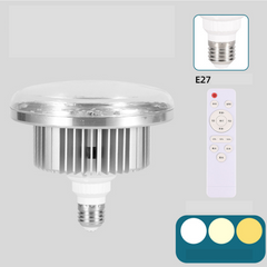 Светодиодная лампа E27 380 Вт с затемнением и пультом для фотостудии