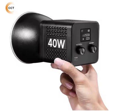 Постійне світло 40W, студійне світло з акумулятором та пультом P40C