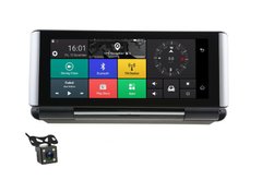 Видеорегистратор на торпеду 7" (Android 5.1, touch screen, 2GB+32GB, 4G, G-Sensor, Bluetooth, GPS, Wi-Fi, ADAS, FM)