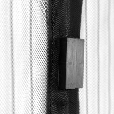 Антимоскитная дверная штора на магнитах чёрная (205 х 102 см)