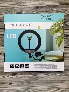 Профессиональная 30 см кольцевая LED светодиодная селфи лампа с пультом управления + штатив в подарок