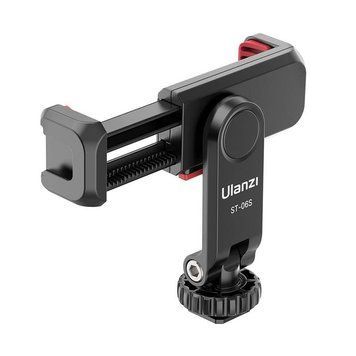 Держатель для смартфона Ulanzi ST-06S с двойным холодным башмаком и креплением 1/4"