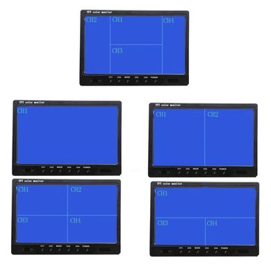 Автомобільний монітор 9 дюймів на чотири камери заднього виду, 4 PIN роз'єм
