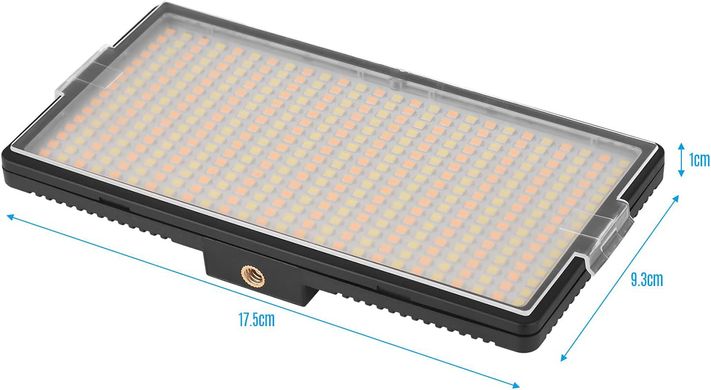 Аккумуляторний освітлювач відеосвітло зі штативом 2м лампа для фото та відео 416 LED